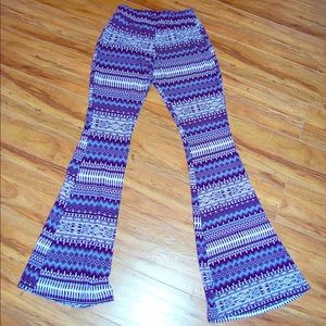 High waist flare pants