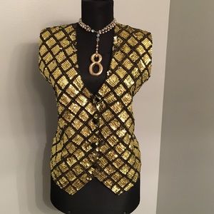 Vintage 80's sequined Vest