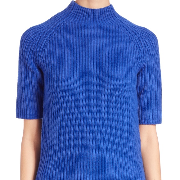 MICHAEL Michael Kors Sweaters - NWT HALF SLEEVE MOCK NECK SHAKER SWEATER BLAZE RED