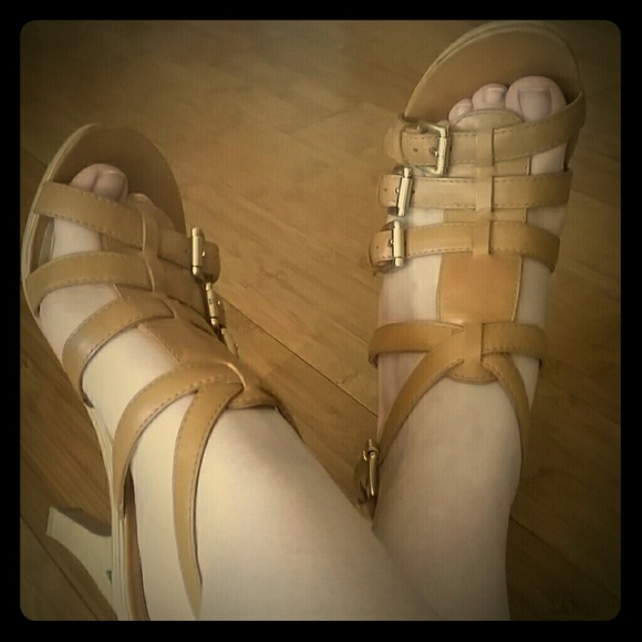 Michael Kors leather sandals