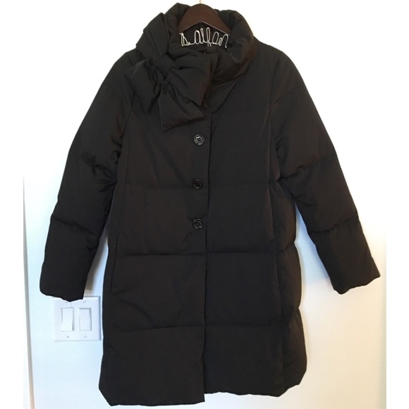 Sold❗️Kate Spade Black Bow Puffer Down Jacket - Picture 2 of 4