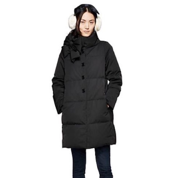 Sold❗️Kate Spade Black Bow Puffer Down Jacket - Picture 3 of 4