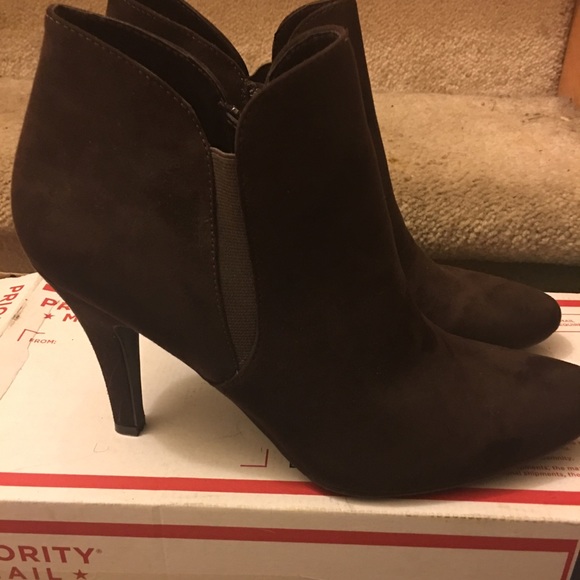 Brown booties
