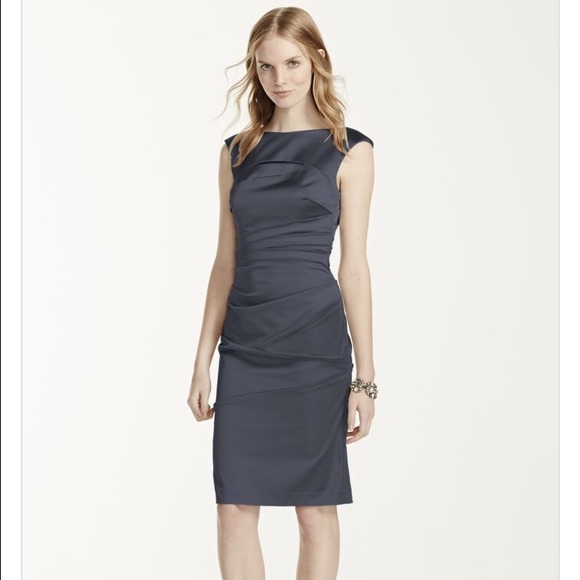 Pewter Knee Length Dress