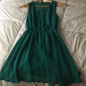 Turquoise dress