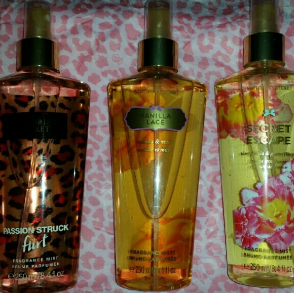 VANILLA LACE, PASSION STRUCK/FLIRT & SECRET ESCAPE