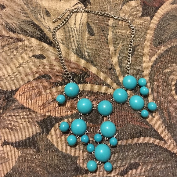 Turquoise bubble necklace