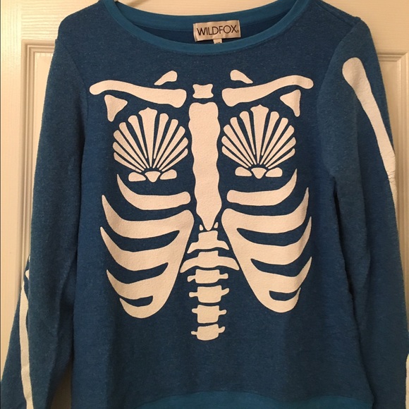 (SOLD) Wildfox: Mermaid X-Ray jumper - Picture 3 of 3