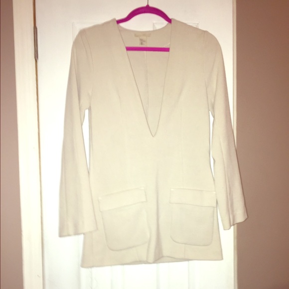 Shift dress, off white