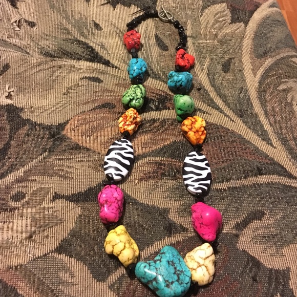 Western stone necklace