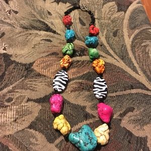 Western stone necklace