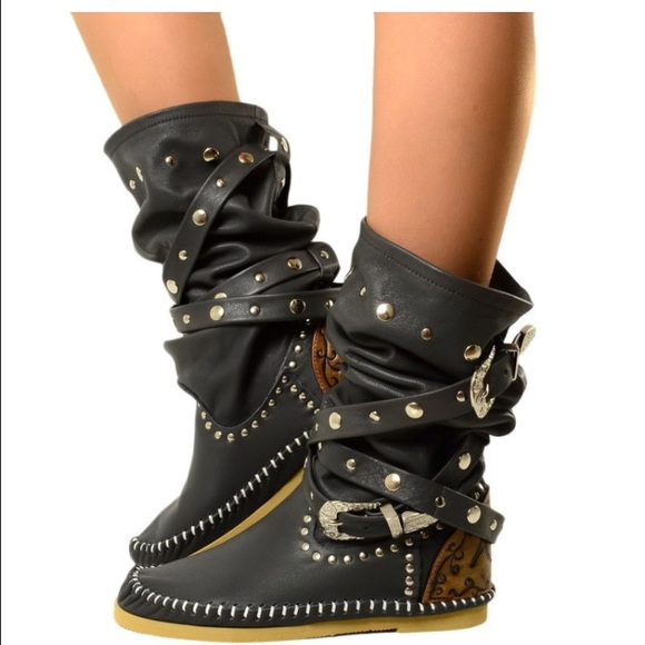 Real leather boots excellent condition