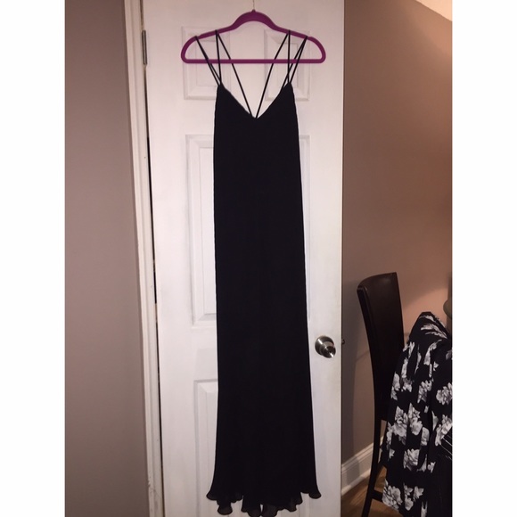 Low back, maxi dress