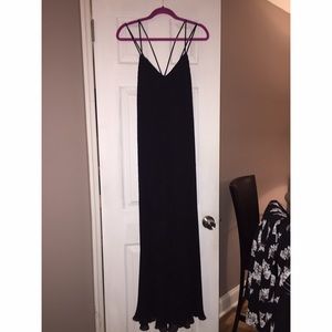 Low back, maxi dress