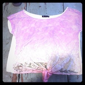 Pastel Lace Top