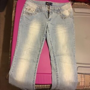 Angels flare leg jeans. Like new