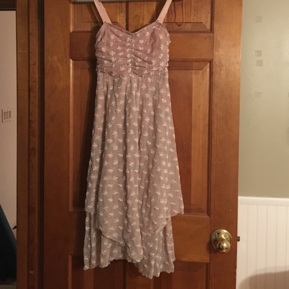 Free people pink rose dress