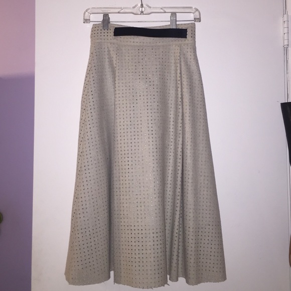 Zara Skirts - Gray midi flare skirt Zara Skirts - Gray midi flare skirt