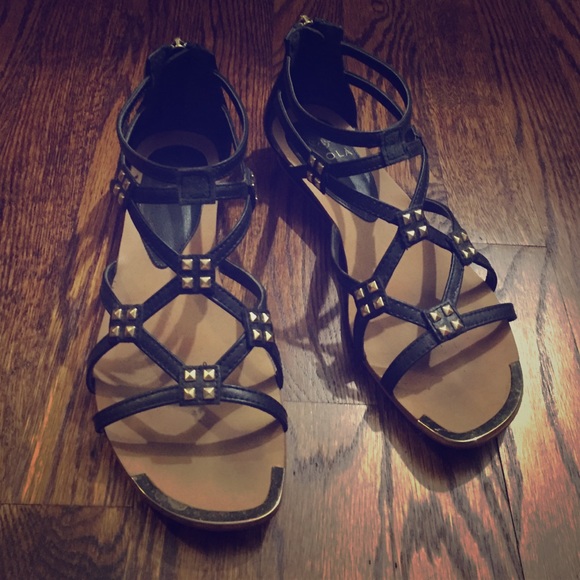 Black Isola Sandals