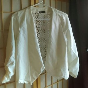 White blazer