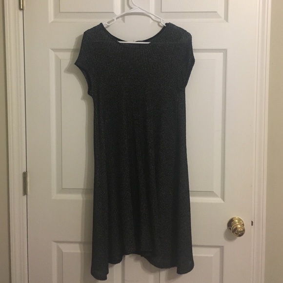 Knitted black dress