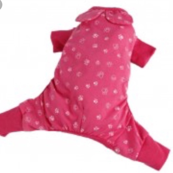 🚫SOLD on Ⓜ️ercari🚫cute pink cotton dog onesie.
