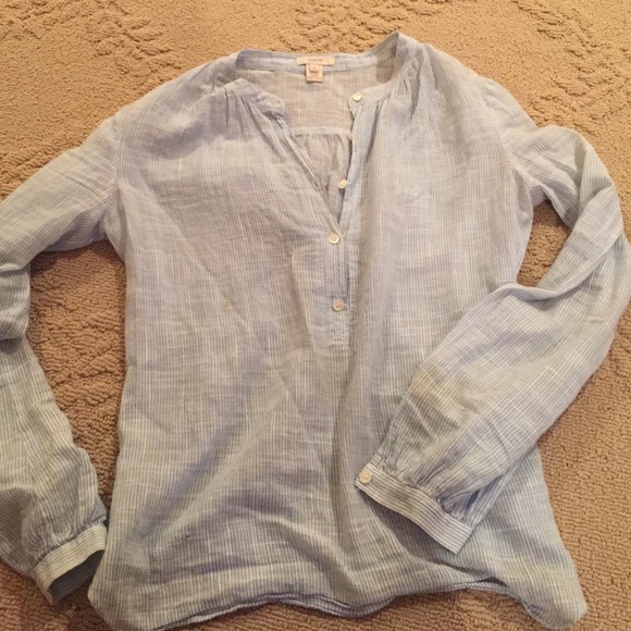 Pinstriped cotton top