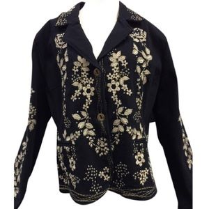 Black Paparazzi Blazer in Plus