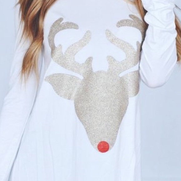 Glitter Reindeer Tunic - Picture 7 of 8