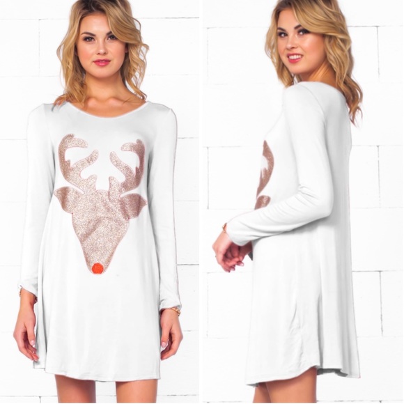 Glitter Reindeer Tunic - Picture 6 of 8