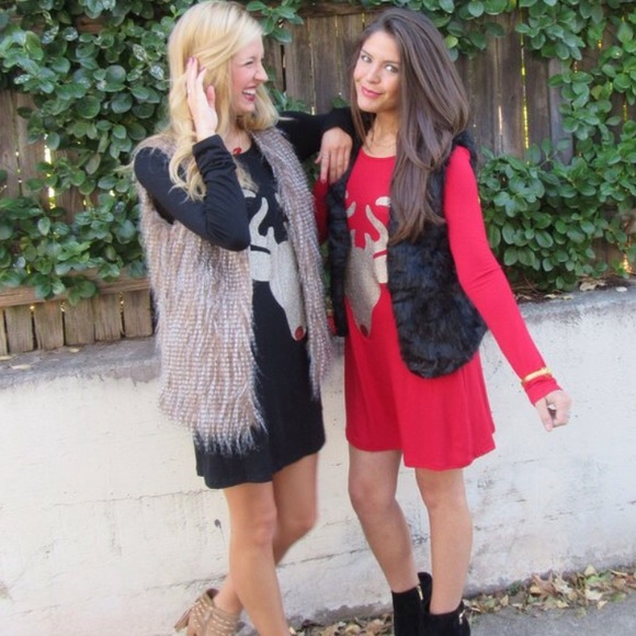 Glitter Reindeer Tunic - Picture 2 of 8