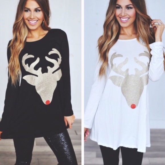 Glitter Reindeer Tunic - Picture 4 of 8