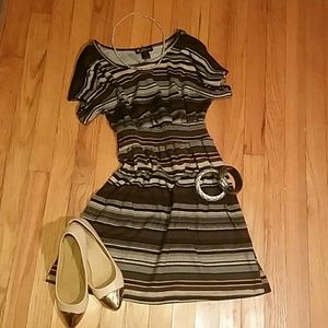 Striped Sweater Dress