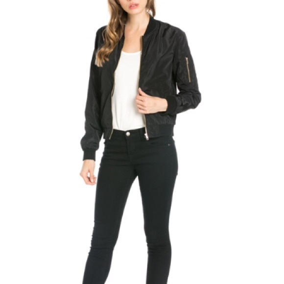 💥Final 1L💥Lightweight Black Bomber Jacket!! - Picture 3 of 4