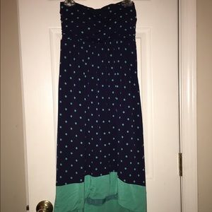 Sale! Soma Bandeau high low midi dress! NWT!