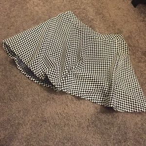 Checkered skirt