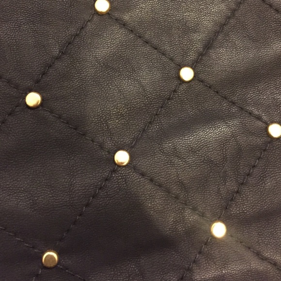 Faux Black leather High Waisted Shorts - Picture 3 of 3