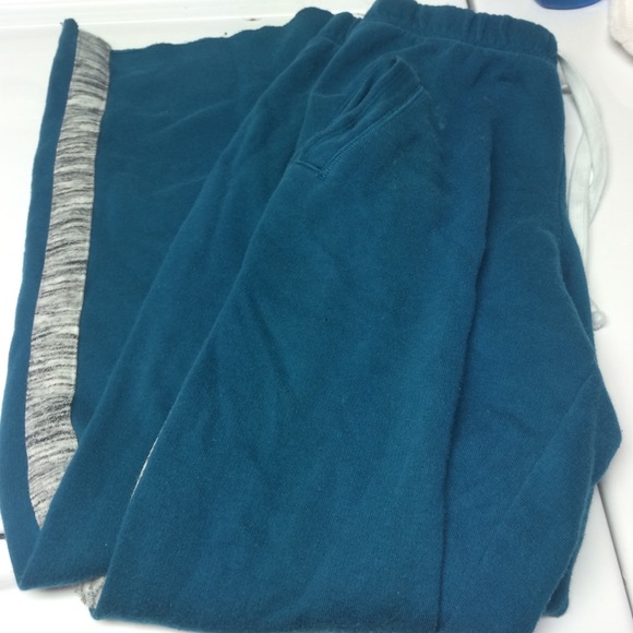Vs PINK teal marled sweatpants