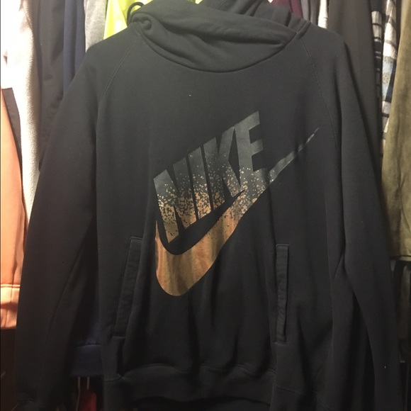 Nike Rally metallic cowl neck Nike Rally metallic cowl neck