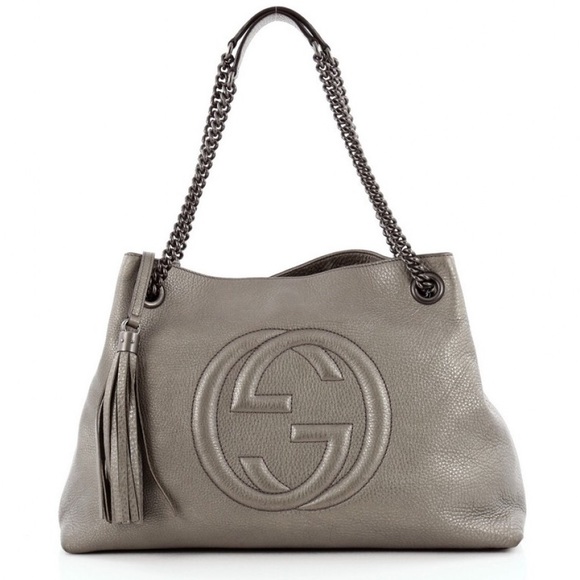 Gucci Handbags - Gucci Leather Soho Bag, Medium