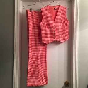 1970's Two Piece Pants and Vest
