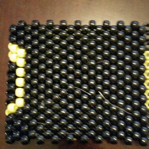 Beaded batman bracelet - Picture 2 of 2