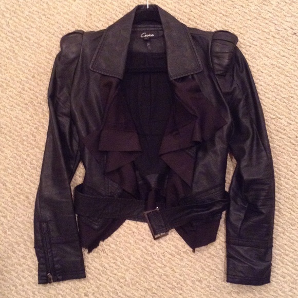 Faux Leather Jacket