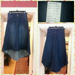 Jeanology modest jean skirt