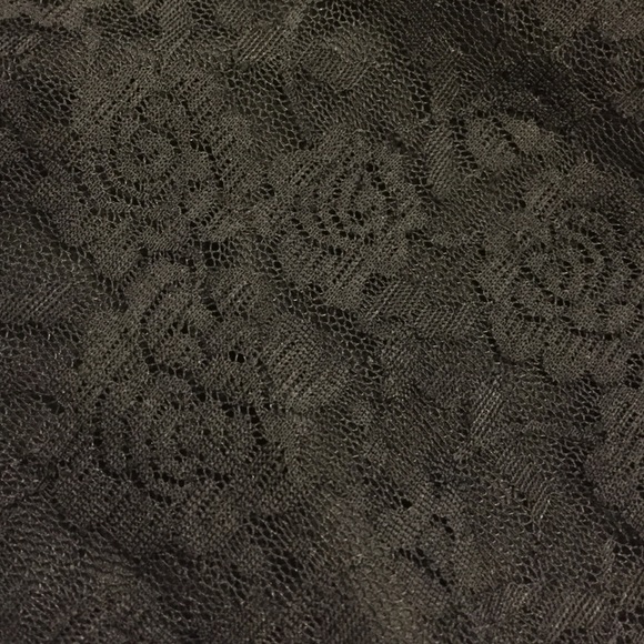 Black Lace Mini Skirt - Picture 2 of 2