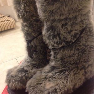 Faux Fur Shoes