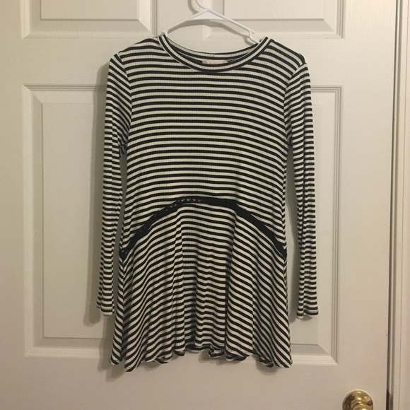 Black and white striped shirt