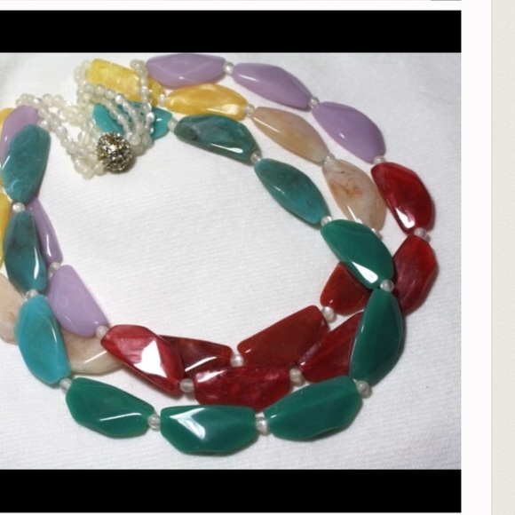 Anthropologie pretty prattle necklace new - Picture 2 of 2
