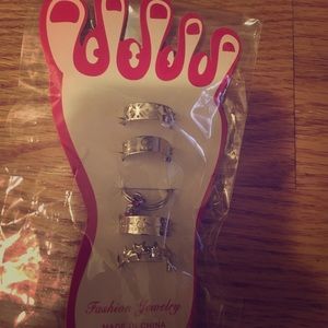 5 toe ring set