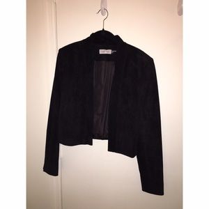 suede bolero jacket